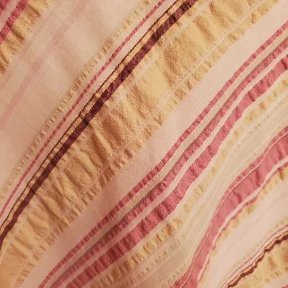 J.CREW Striped Seersucker Dress SIZE 0 - Picture 7 of 8